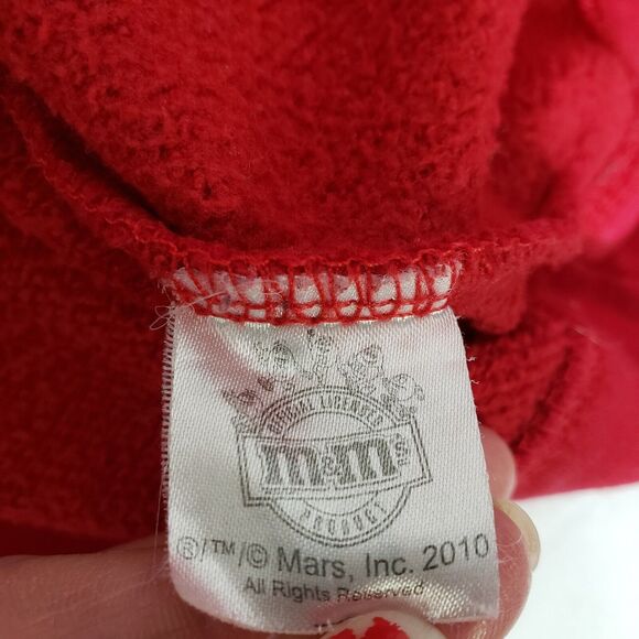 Kyle Busch Chase Hoodie Size Large Red Sewn JOE GIBBS Racing Nascar M&Ms - Picture 10 of 11